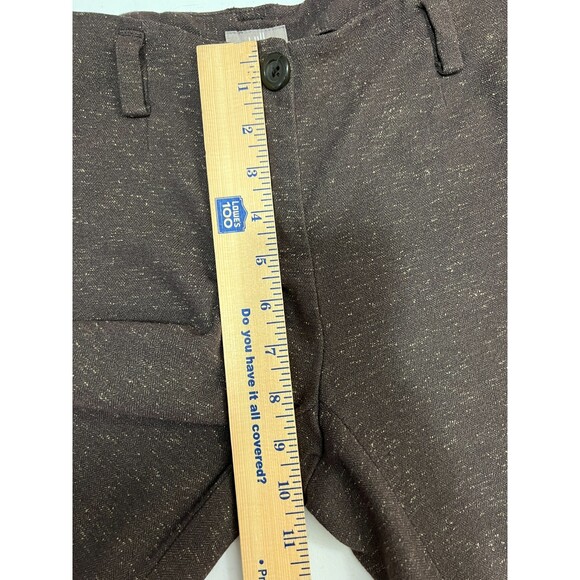 J Jill Women's Stretch Brown Trousers Dress Pants Polyester Rayon Size 2 Petite - Picture 7 of 10
